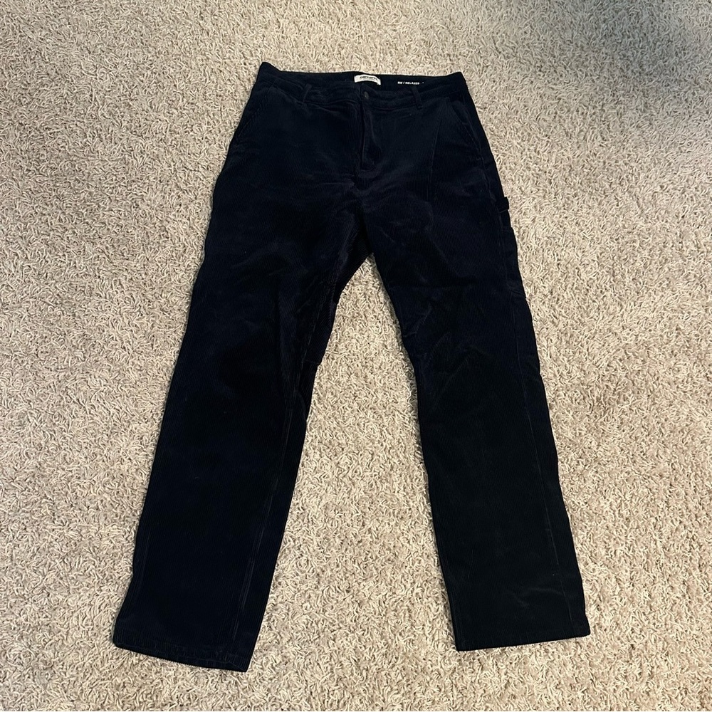 Carhartt WIP Straight Pierce Pant in Navy Corduroy